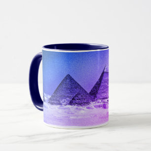 Mug Egypte - Pyramides, café/thé vintage du Caire