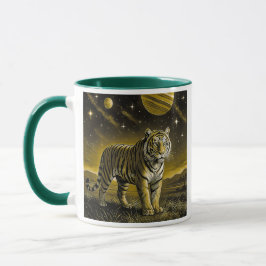 Mug Einfarbiges Tigerbild. Tasse