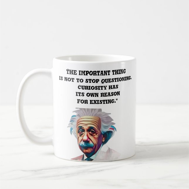 Mug EinsteinCitationsMug (Gauche)