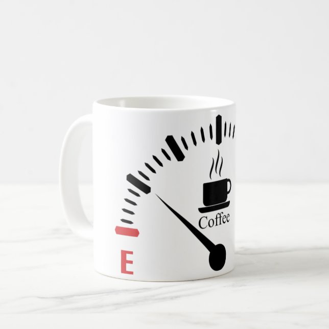 Mug Éjauge de carburant café (Devant gauche)