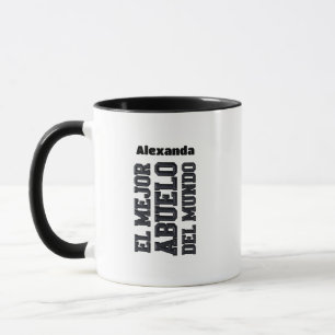Mug El Mejor Abuelo del Mundo Best Grandpa espagnol