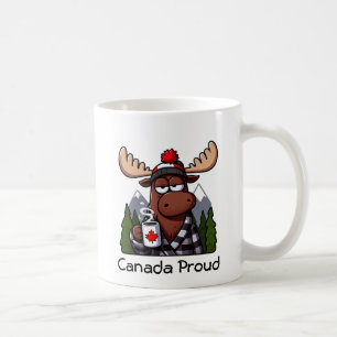 Mug Élan canadien drôle Café Plaid de Buffalo
