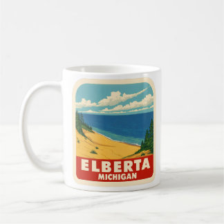 Mug Elberta Michigan Vintage