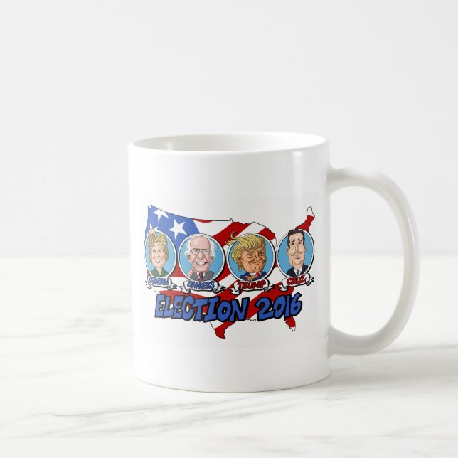 Mug Élection présidentielle de 2016 (Droite)