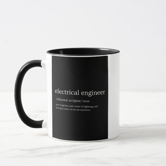 Mug Electrical Engineer's Power Mug: Fueling Innovatio (Gauche)