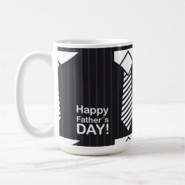 Mug Élégamment Habillé Apportant Bonne Fête des pères