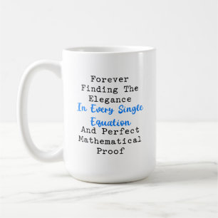 Mug Élégance dans l'équation Preuve Mathématique Parfa