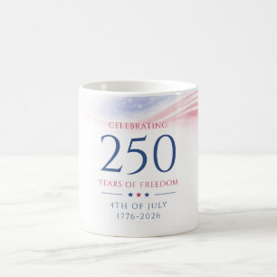 Mug Élégant 250e anniversaire de l'indépendance améric