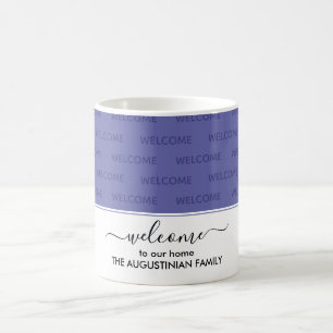 Mug Elégant accueil personnalisé chez nous