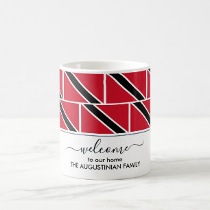 Mug Élégant accueil personnalisé TRINIDAD DRAPEAU