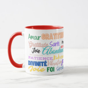 Mug Élégant "Amour - Richesse - Succès"