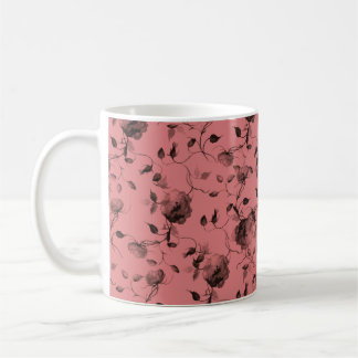 Mug Élégant cadeau en céramique florale