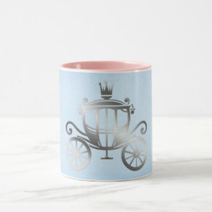 Mug Élégant Carrosse Argenté Princesse du Livre Bleu