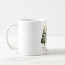 Mug Elegant Christmas Trees – Holiday Season Design