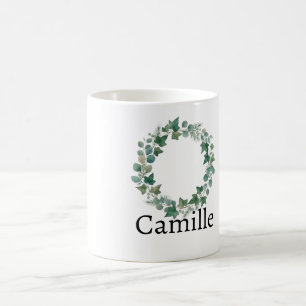 Mug Élégant Coffre Botanique Personnalisé au Nom du Li