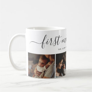 Mug Elégant Fête des Mères Collage photo personnalisé