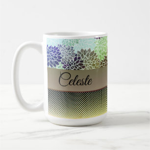 Mug Élégant Floral Customisé