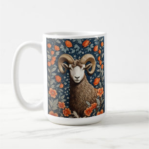 Mug Élégant grand mouton de la corne William Morris in
