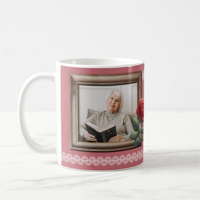 Mug Elegant Grandmother Tribute Design (Gauche)