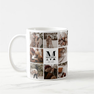 Mug Élégant logiciel de collage photo multiple moderne