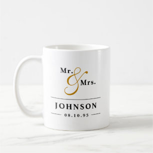 Mug Élégant M. et Mme - Couples mariés