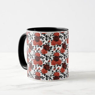 Mug Élégant Mignon Sophistiqué Chic Romantique Floral