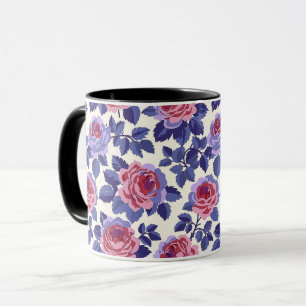 Mug Élégant Mignon Sophistiqué Chic Romantique Floral
