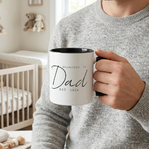 Mug Élégant modèle de design avec l'année d'établissem