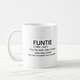 Mug Elégant Moderne Cute Funtie Définition Photo Tante