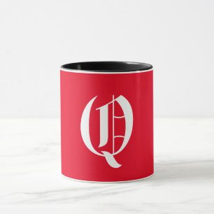 Mug Élégant monogramme Q