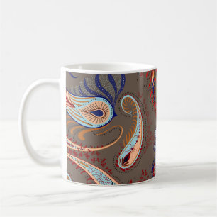 Mug Elegant Paisley Imprimer : Motif Vintage