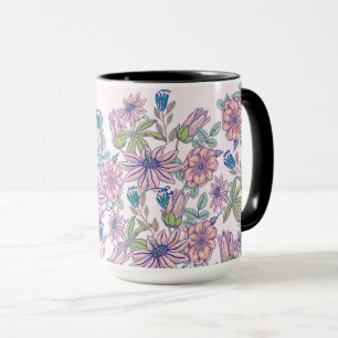 Mug Elégant Pastel Floral Dream Garden