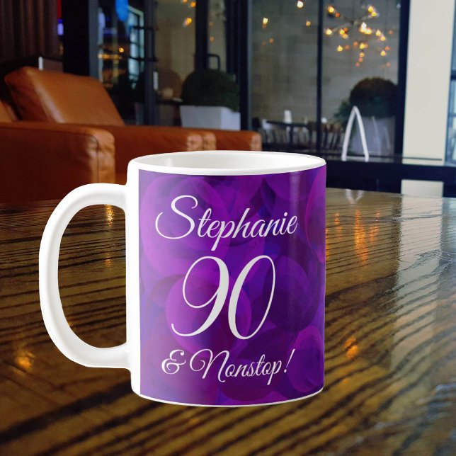 Mug Élégant Purple 90 et continu Personnalisé (Créateur téléchargé)