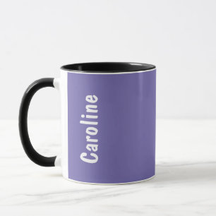Mug Élégant script de signature Monogramme