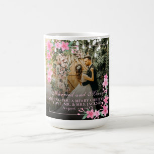 Mug Elégante aquarelle 1 photo Noel plat