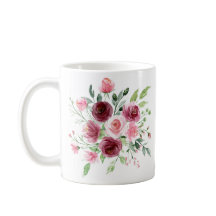 Elégante boue Rose aquarelle