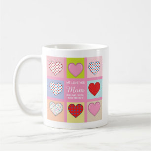 Mug Elégante conception de la fête des mères