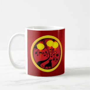 Mug Élégante Lanternes chinoises du Nouvel An