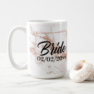 Mug Élégante Mariée : Rose Gold Celebration
