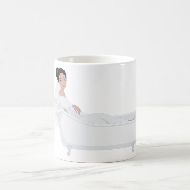 Mug Élégante mariée se détendre dans la Mariage de bai (Créateur téléchargé)