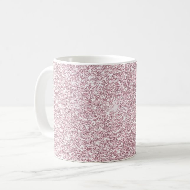Mug Élégante parties scintillant à la mode abstraite r (Devant gauche)