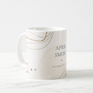 Mug Elégante Parties scintillant Abstraite Aquarelle d