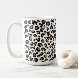 Mug Elégante Parties scintillant or Poster de animal 