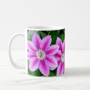 Mug Élégante végétation boho rose