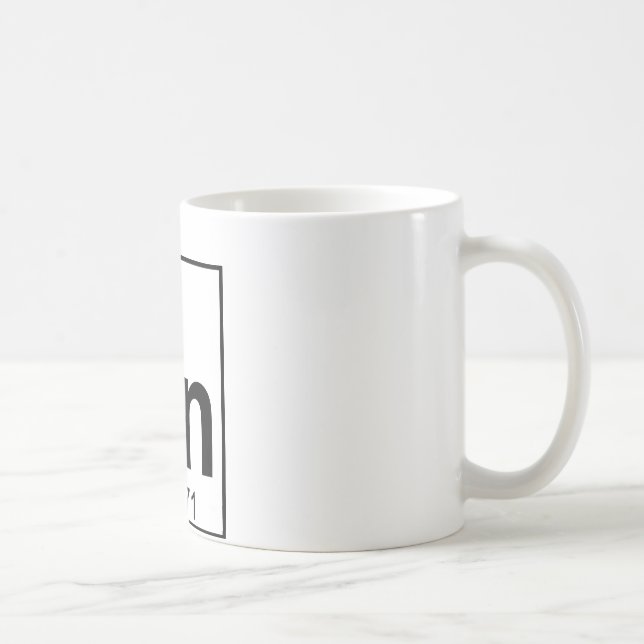 Mug Élément 050 - Sn - étain (plein) (Droite)