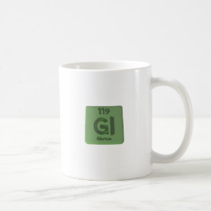 Mug Élément chimique 119 de Glorium Gloria