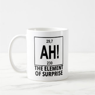 Mug Élément de surprise Ah Chimie Tableau périodique
