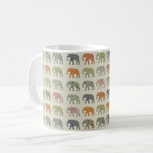 Mug Élément Motif Animal Coloré Contemporain