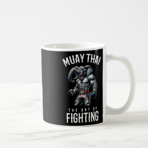 Mug Élément Muay Thai - Kickboxing et éléphant thaï