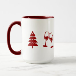 Mug Eléments amusants Noël